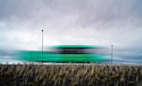 Photograph Johannes Frank Johannesson The Green Express on One Eyeland